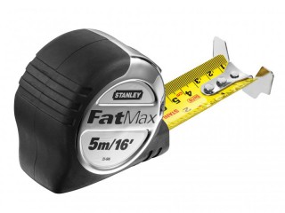 stanley 16ft 5m fatmax measure tape xl 32mm 4m blade wide